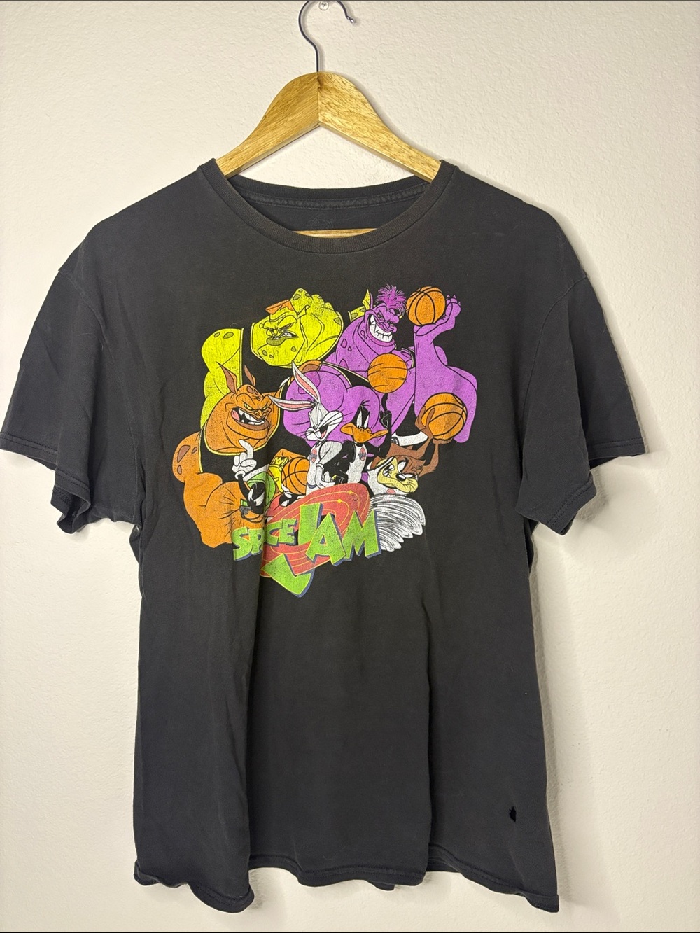 Space Jam Graphic Short Sleeve Tee - Black